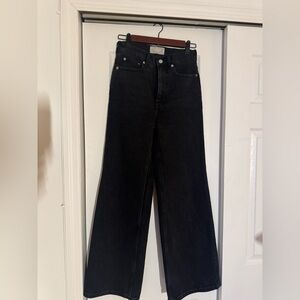 Everlane Way High Sailor Jeans - Coal EUC